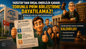 Son 7 yıl kuralı, Son 7 yıl emeklilik, Yargıtay emeklilik kararı, SGK son 7 yıl kuralı, Hizmet birleştirme emeklilik, SSK Bağ-Kur emeklilik, Bağ-Kur'dan SSK'ya geçiş, Emeklilik hesaplama, SGK emeklilik şartları, Emeklilikte son 1261 gün