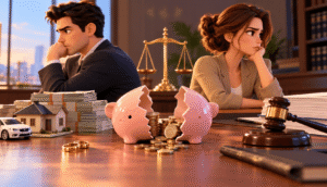 boşanmada mal paylaşımı, boşanmada banka hesabı, ortak banka hesabı paylaşımı, boşanmada para paylaşımı, edinilmiş mallara katılma rejimi, katılma alacağı, değer artış payı, boşanmada para kaçırma, anlaşmalı boşanmada mal paylaşımı, boşanmada banka hesapları nasıl paylaşılır